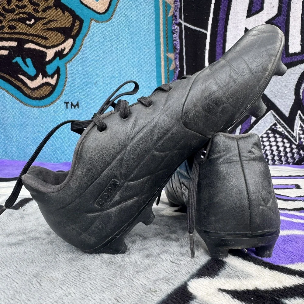 Size 7 - Men's Adidas Copa‎ Pure.3 Firm Ground Black Soccer Cleats HQ8940